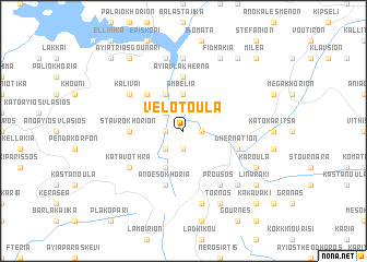 map of Velotoúla