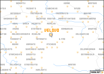 map of Velʼovo