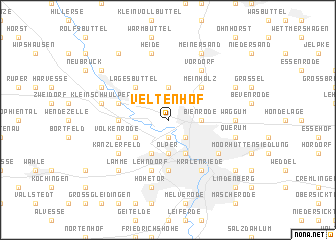 map of Veltenhof