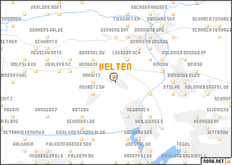 map of Velten