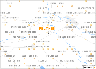 map of Veltheim