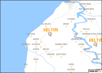 map of Veltiņi