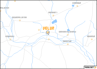 map of Velūr