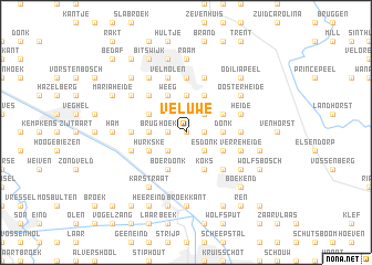 map of Veluwe