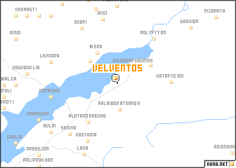 map of Velventós