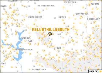 map of Velvet Hills South