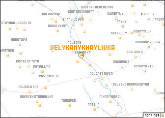 map of Velyka Mykhaylivka