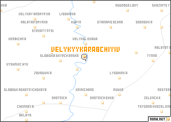 map of Velykyy Karabchiyiv