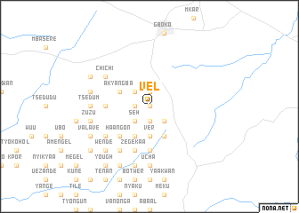 map of Vel