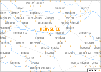 map of Vémyslice