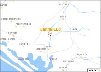 map of Venadillo