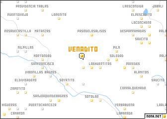 map of Venadito