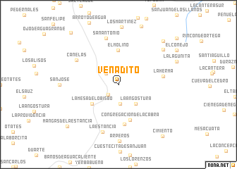 map of Venadito