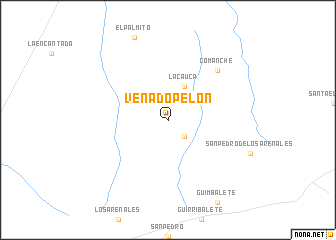 map of Venado Pelón