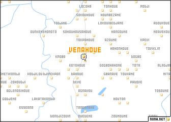 map of Vénahoué