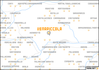 map of Venapiccola