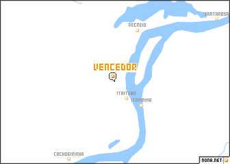 map of Vencedor