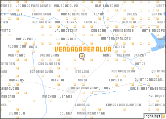 map of Venda da Peralva