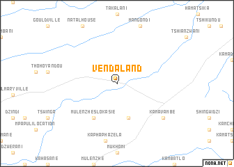 map of Vendaland