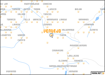 map of Vendejo