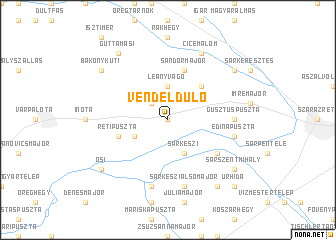 map of Vendeldůlő