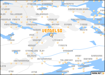 map of Vendelsö
