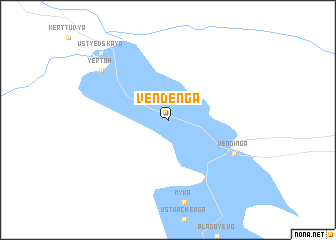 map of Vendenga