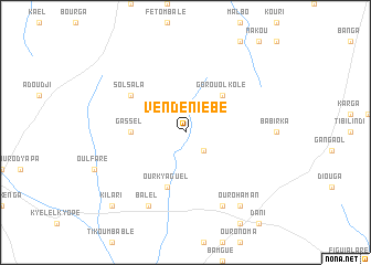 map of Vendéniébé