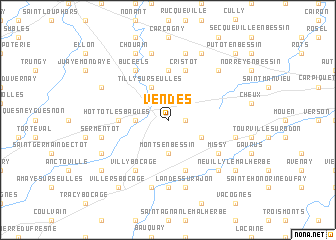 map of Vendes
