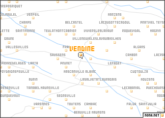 map of Vendine