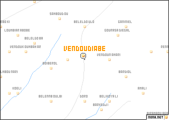 map of Vèndou Diabé