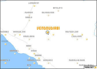 map of Vèndou Diabi