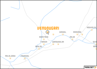 map of Vèndou Gari