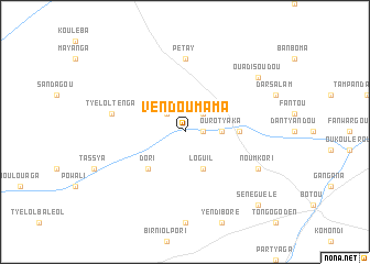 map of Vèndou Mama