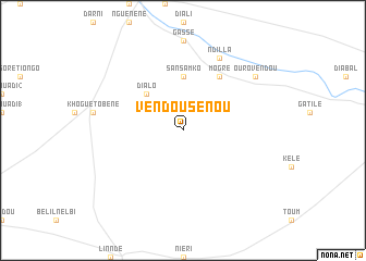 map of Vèndou Sénou