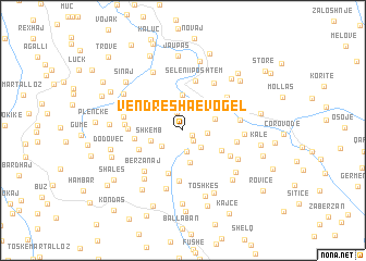 map of Vendresha e Vogël