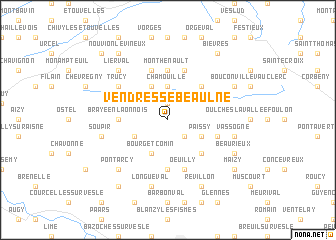 map of Vendresse-Beaulne