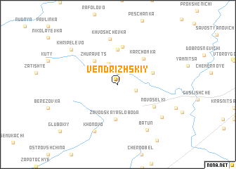 map of Vendrizhskiy