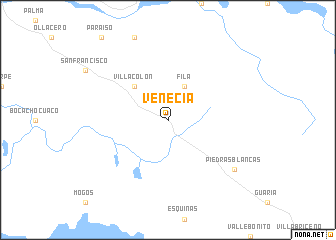 map of Venecia