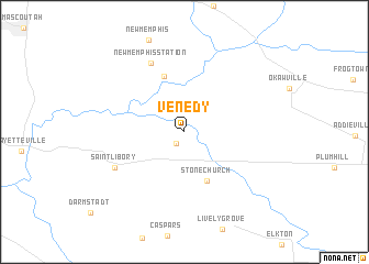 map of Venedy