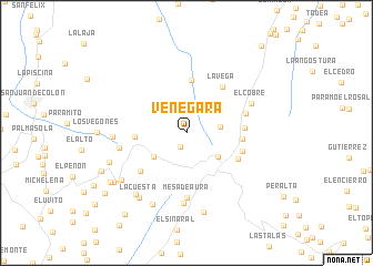 map of Venegara