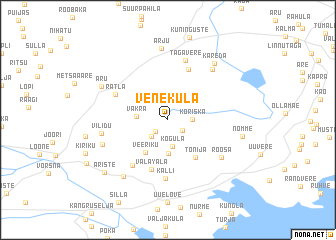 map of Veneküla