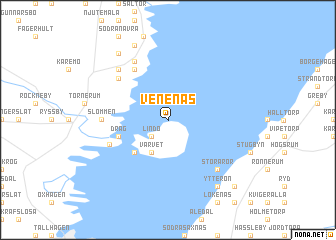 map of Venenäs