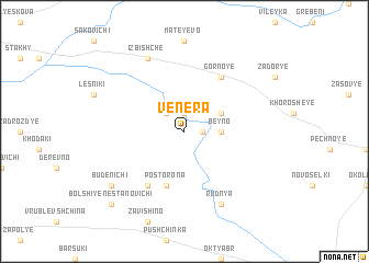 map of Venera