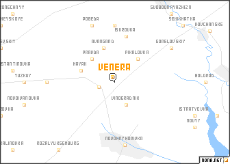 map of Venera