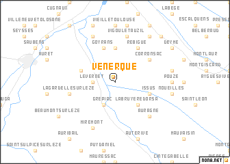 map of Venerque