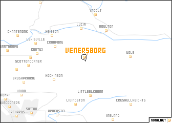 map of Venersborg