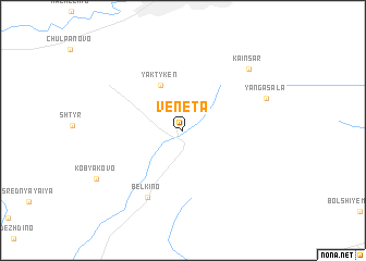 map of Veneta