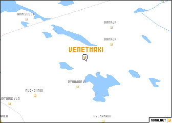 map of Venetmäki