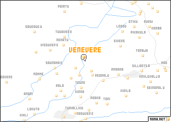 map of Venevere